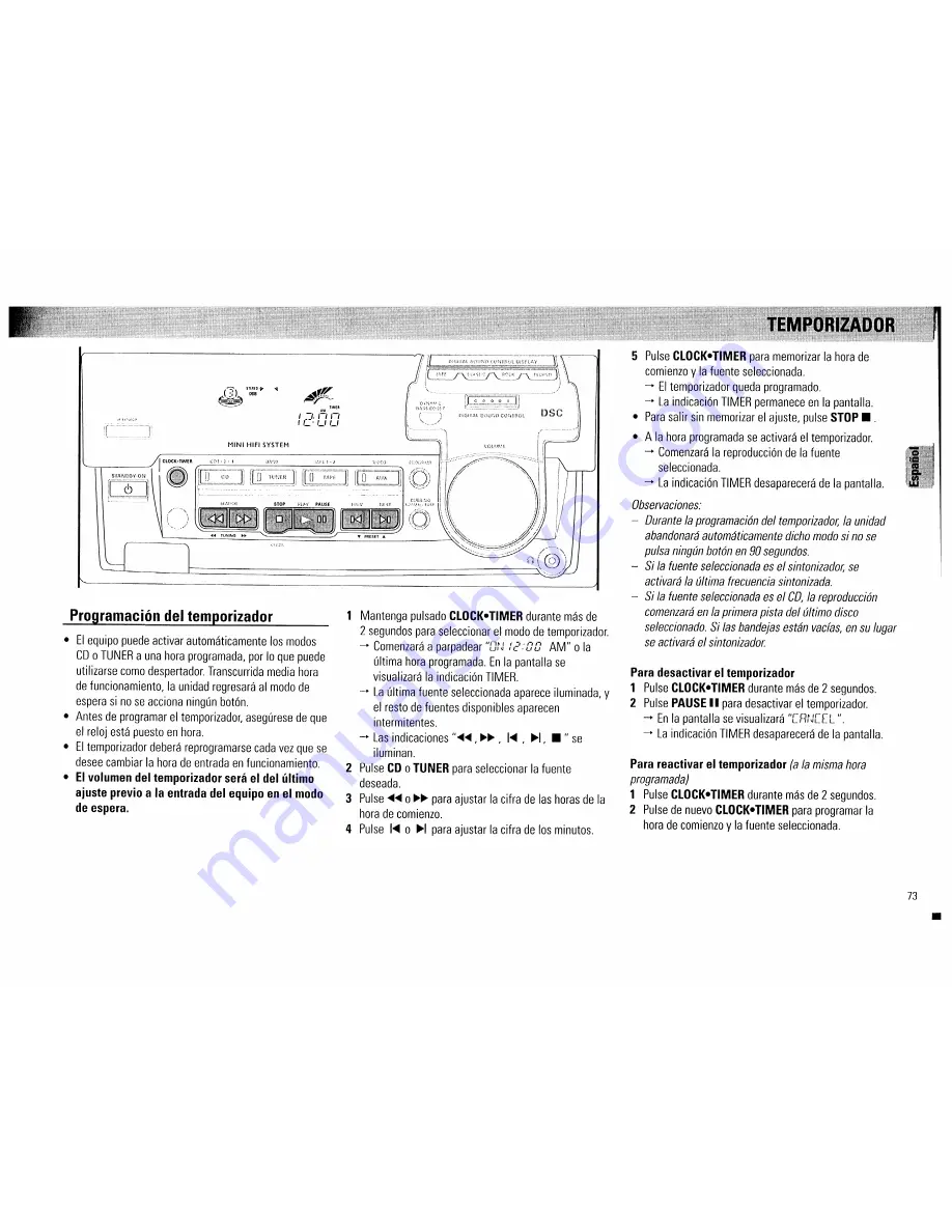 Magnavox FW 560C Owner'S Manual Download Page 73