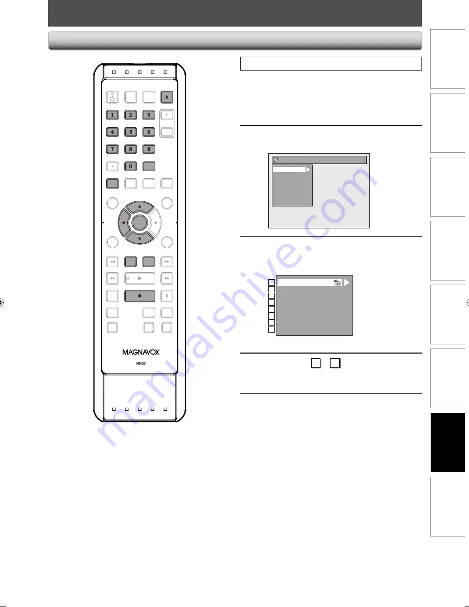 Magnavox H2160MW9 - DVDr / HDDr Manuel De L'Utilisateur Download Page 101