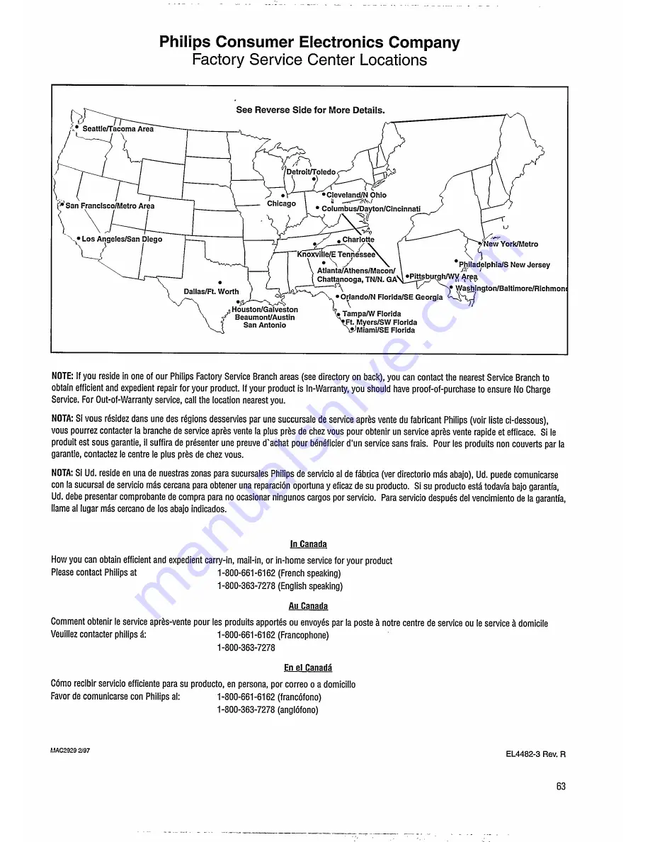 Magnavox Magnavox FW 750C Owner'S Manual Download Page 23