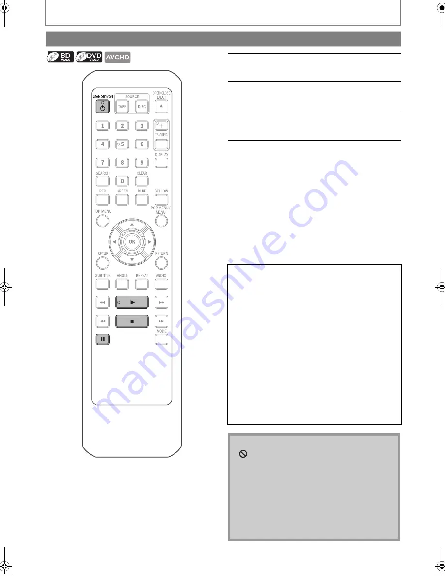 Magnavox MBP110V/F7 Owner'S Manual Download Page 20