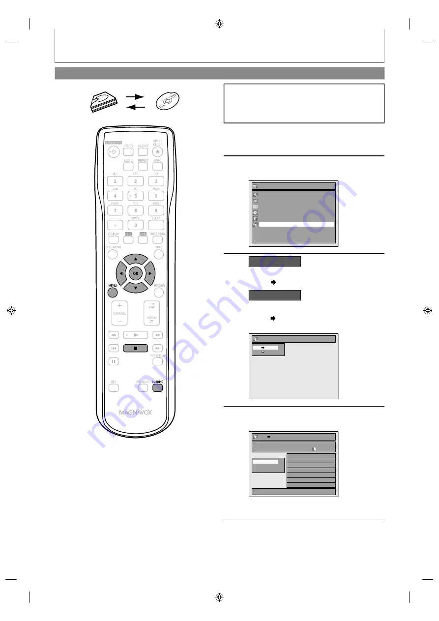 Magnavox MDR515H Скачать руководство пользователя страница 60