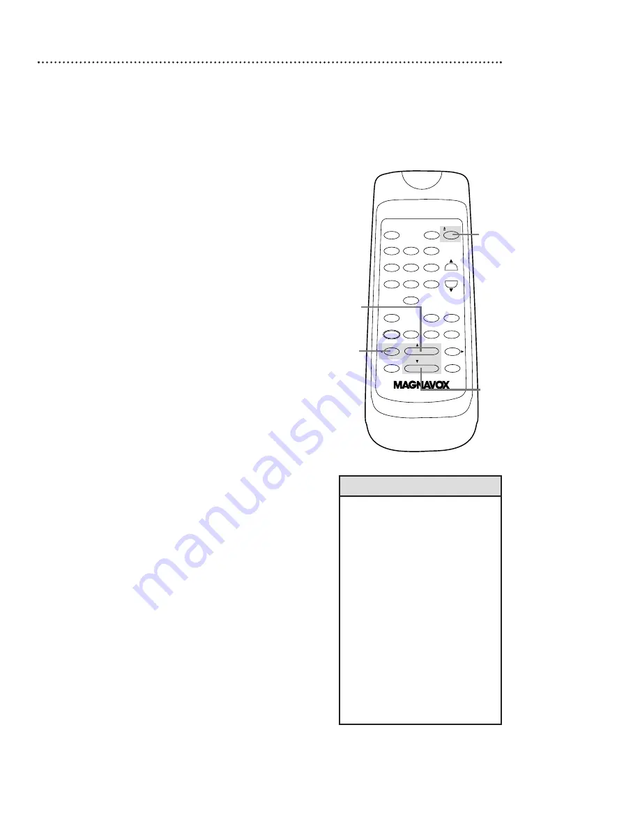 Magnavox VR601BMG Owner'S Manual Download Page 24