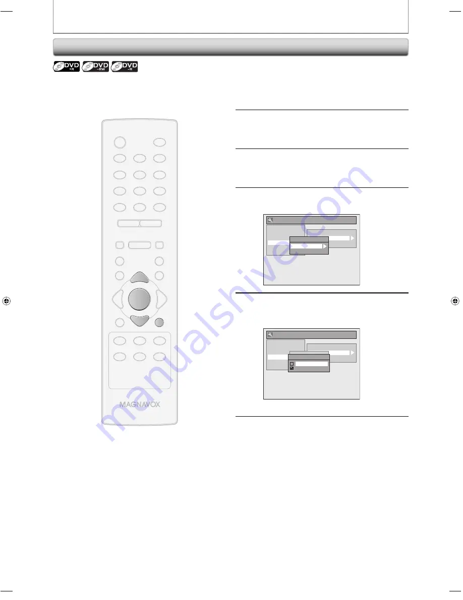 Magnavox ZC320MW8 - DVD Recorder With TV Tuner Owner'S Manual Download Page 38