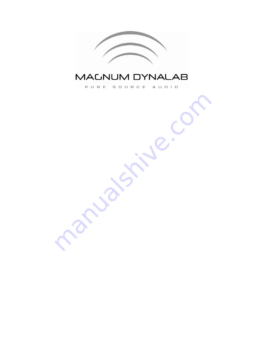 Magnum MD 100 Instruction Manual Download Page 1