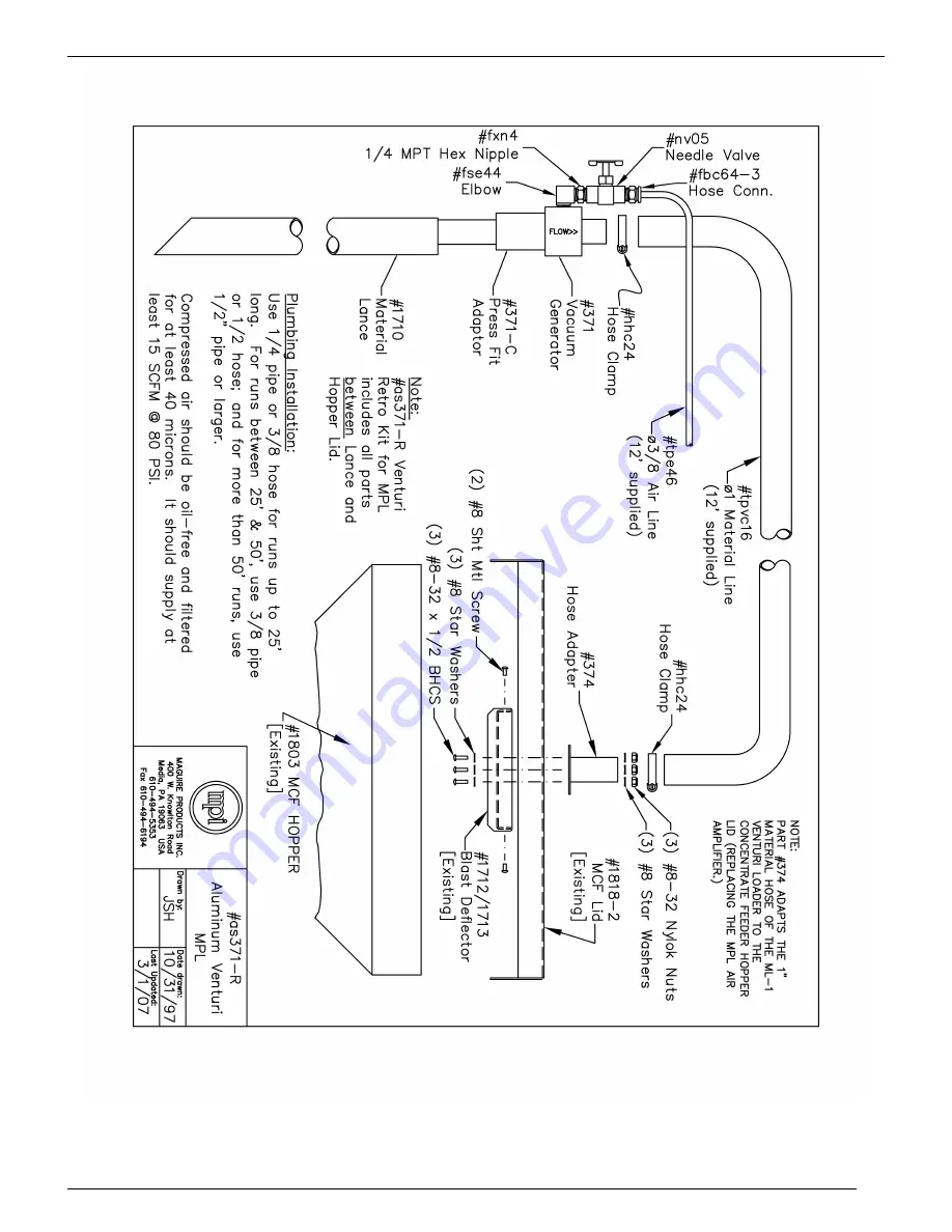 MAGUIRE MPL Series Installation Operation & Maintenance Download Page 11