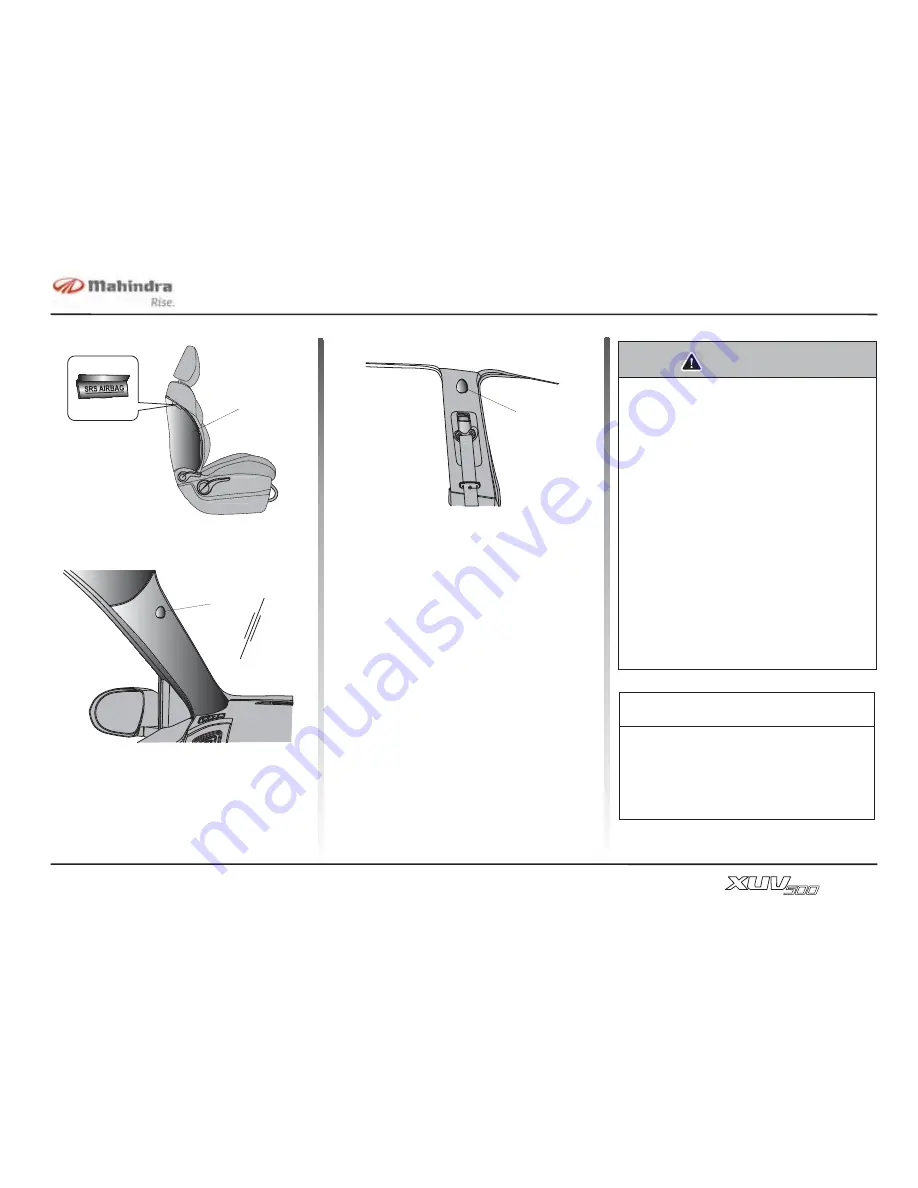 Mahindra XUV500 Owner'S Manual Download Page 72