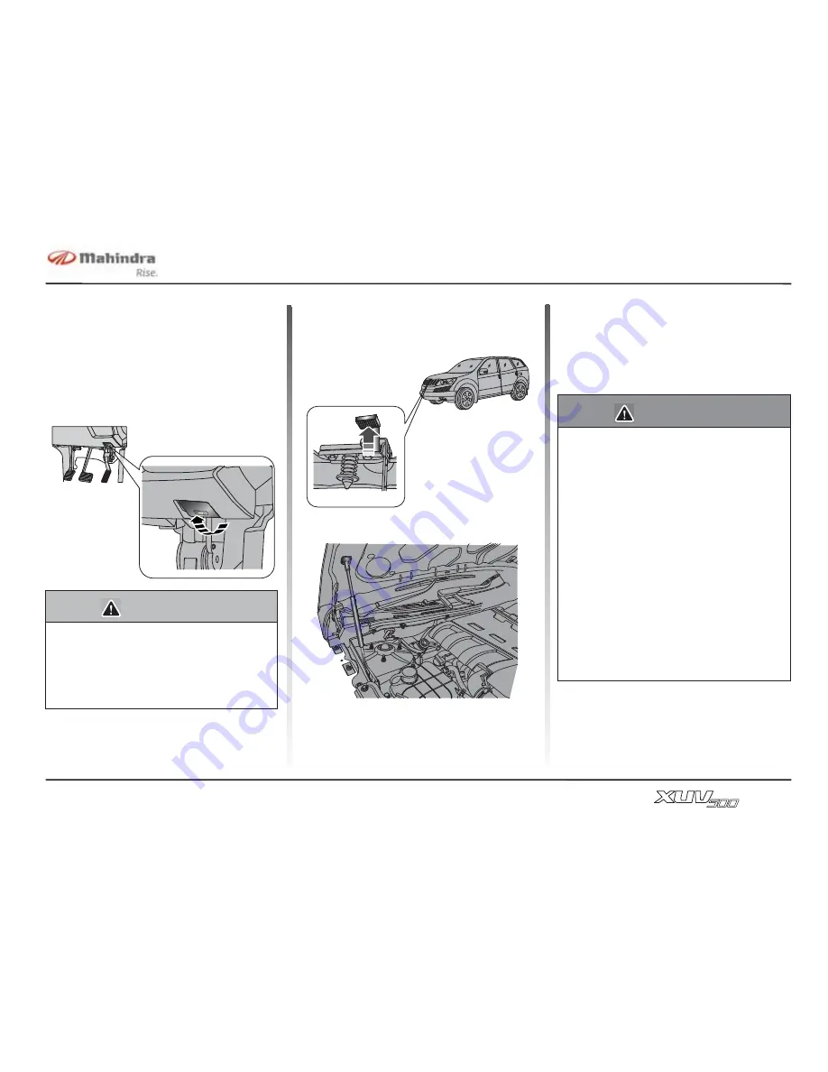 Mahindra XUV500 Owner'S Manual Download Page 100