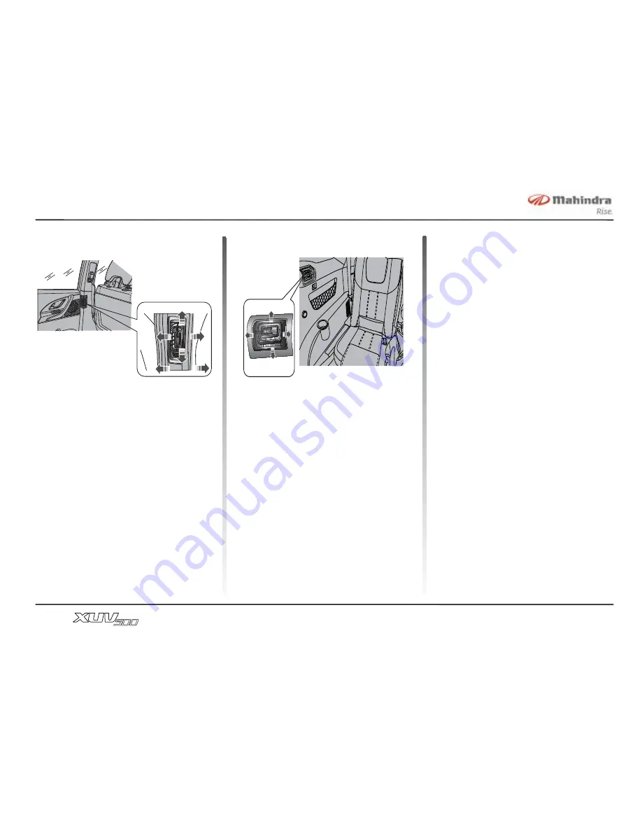 Mahindra XUV500 Owner'S Manual Download Page 105