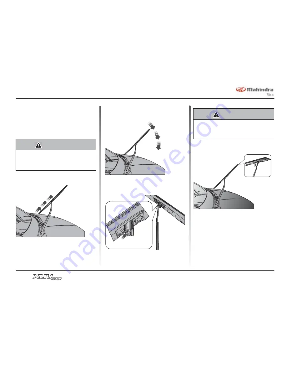 Mahindra XUV500 Owner'S Manual Download Page 170