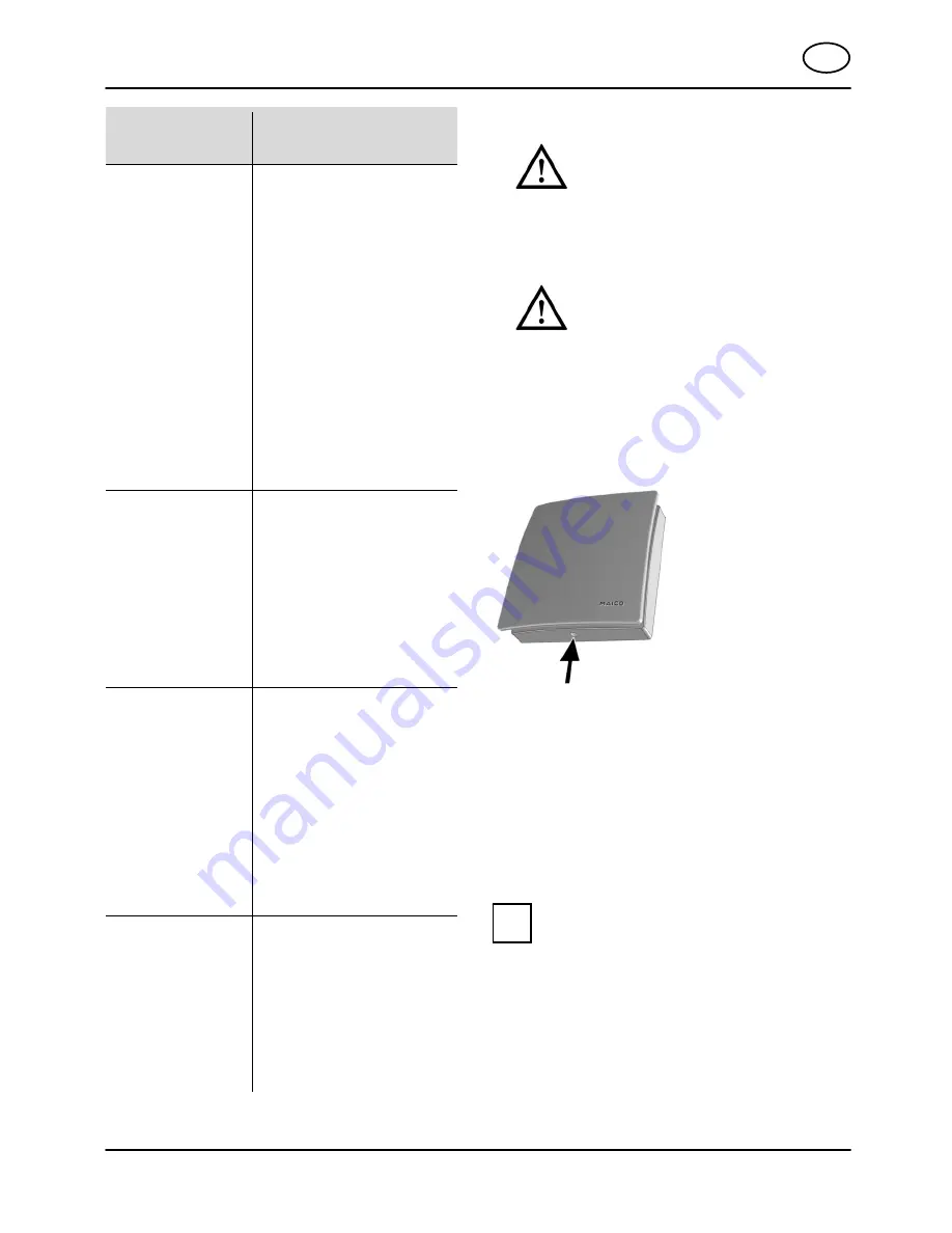 Maico ECA 100 ipro Mounting And Operating Instructions Download Page 31