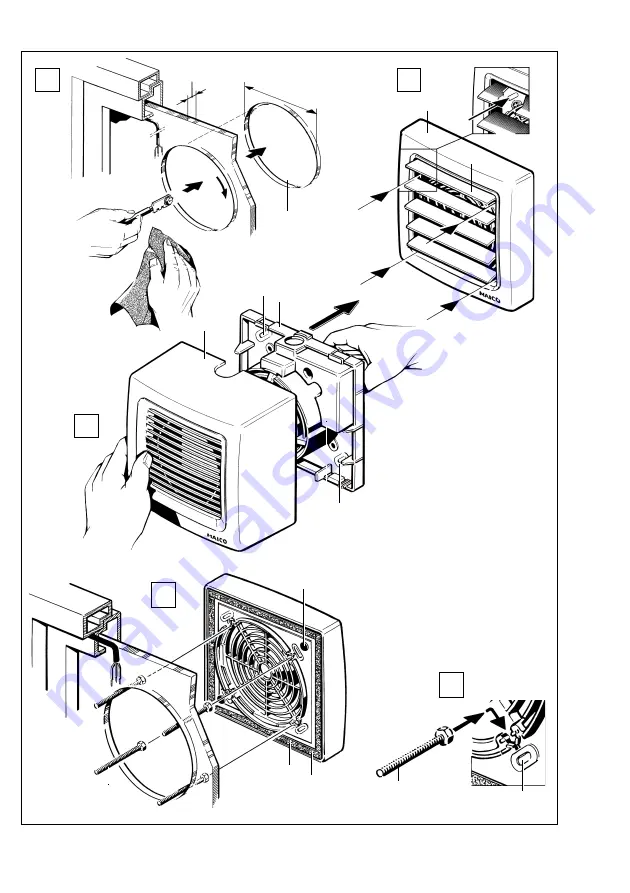 Maico EVN 15 Mounting & Operating Instructions Download Page 2