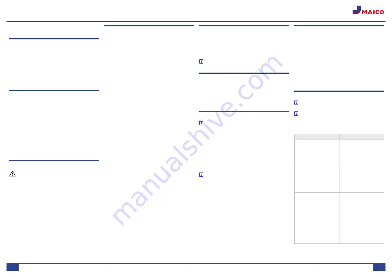 Maico EVN 22 Installation And Operating Instructions Manual Download Page 12