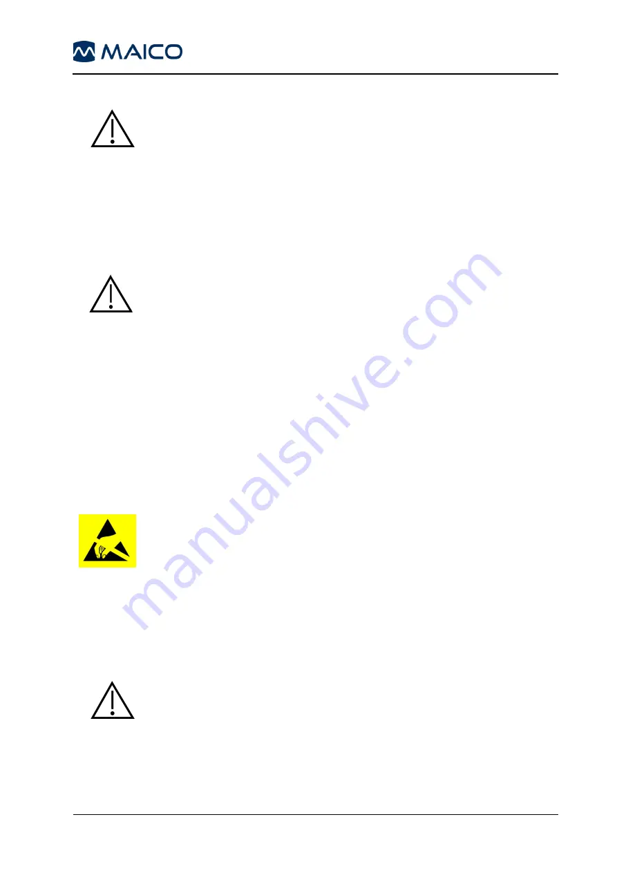 Maico MA 41 Operation Manual Download Page 12