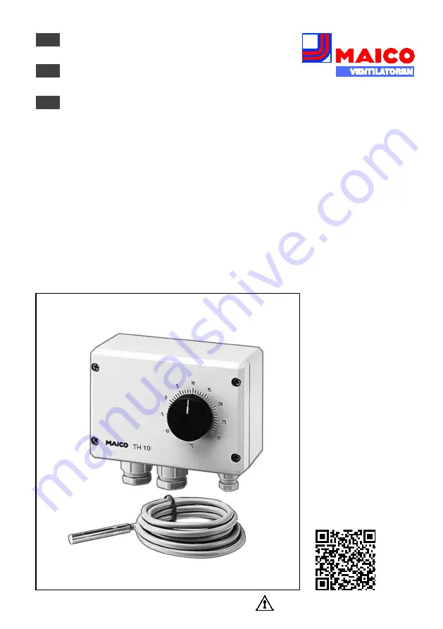 Maico TH 10 Mounting Instructions Download Page 1