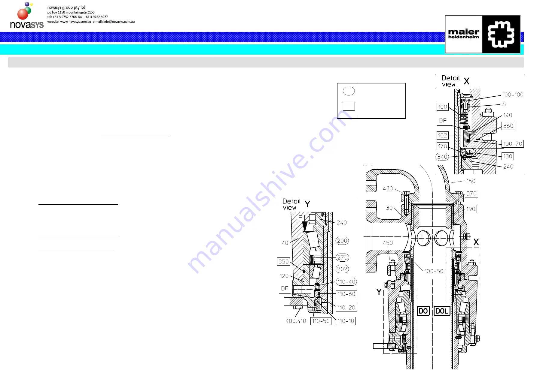 Maier DQ Series Repair Instructions Download Page 1