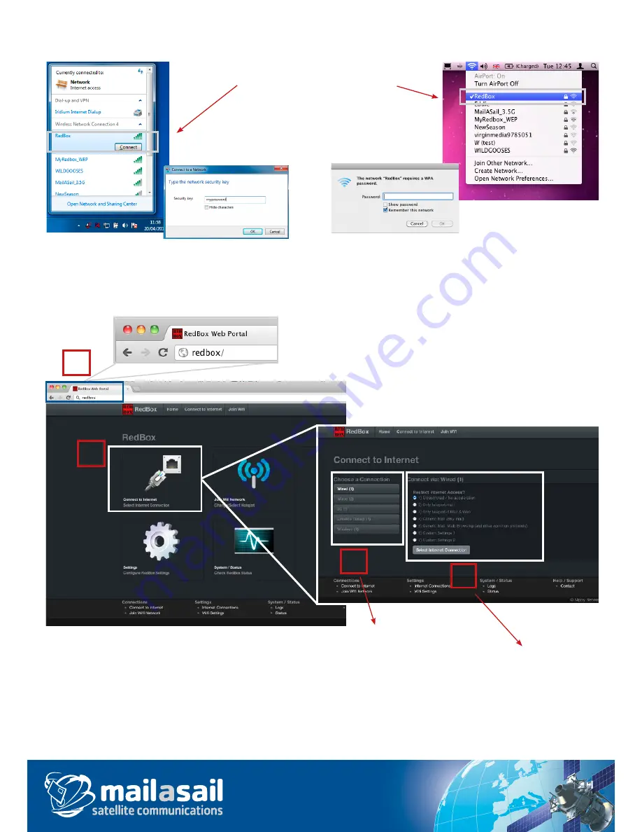 MailASail Red Box Quick Start Manual Download Page 2