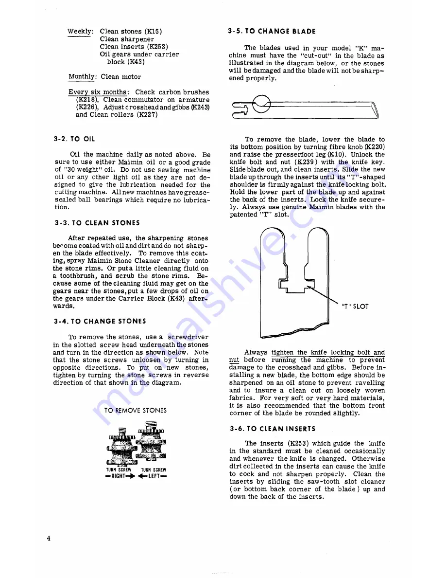 maimin K Instructions And Parts List Download Page 6