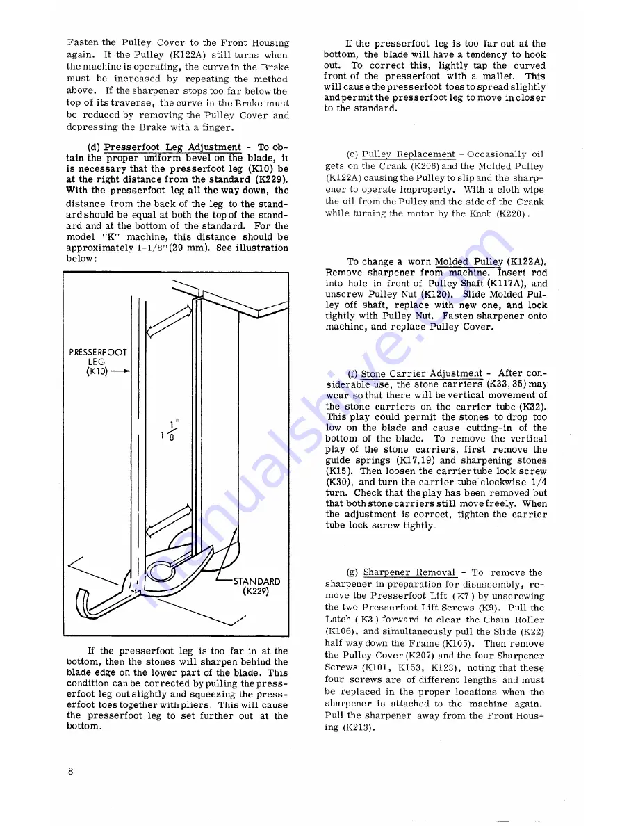 maimin K Instructions And Parts List Download Page 10