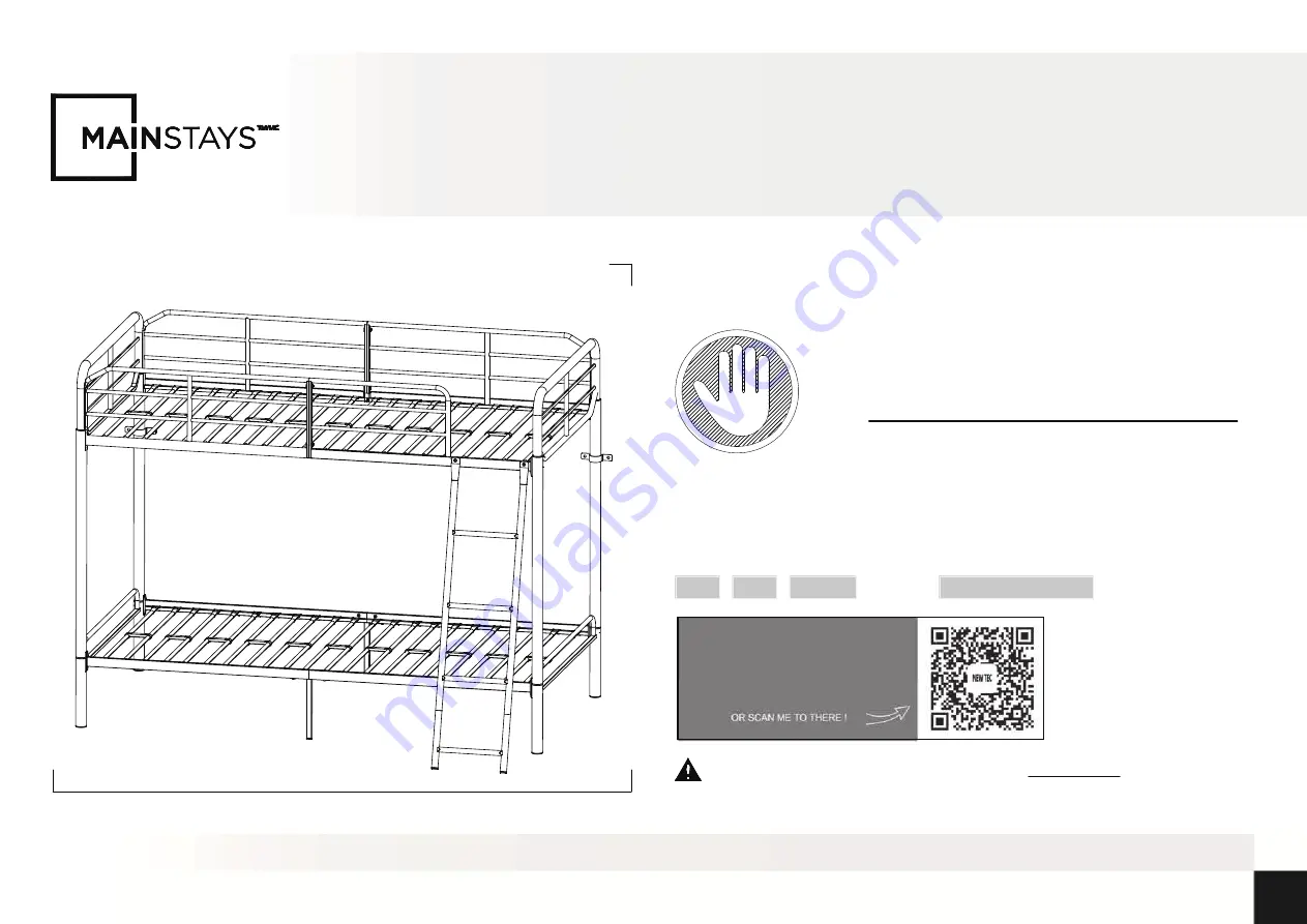 Mainstays MSD102126571002 Assembly Instruction Manual Download Page 1