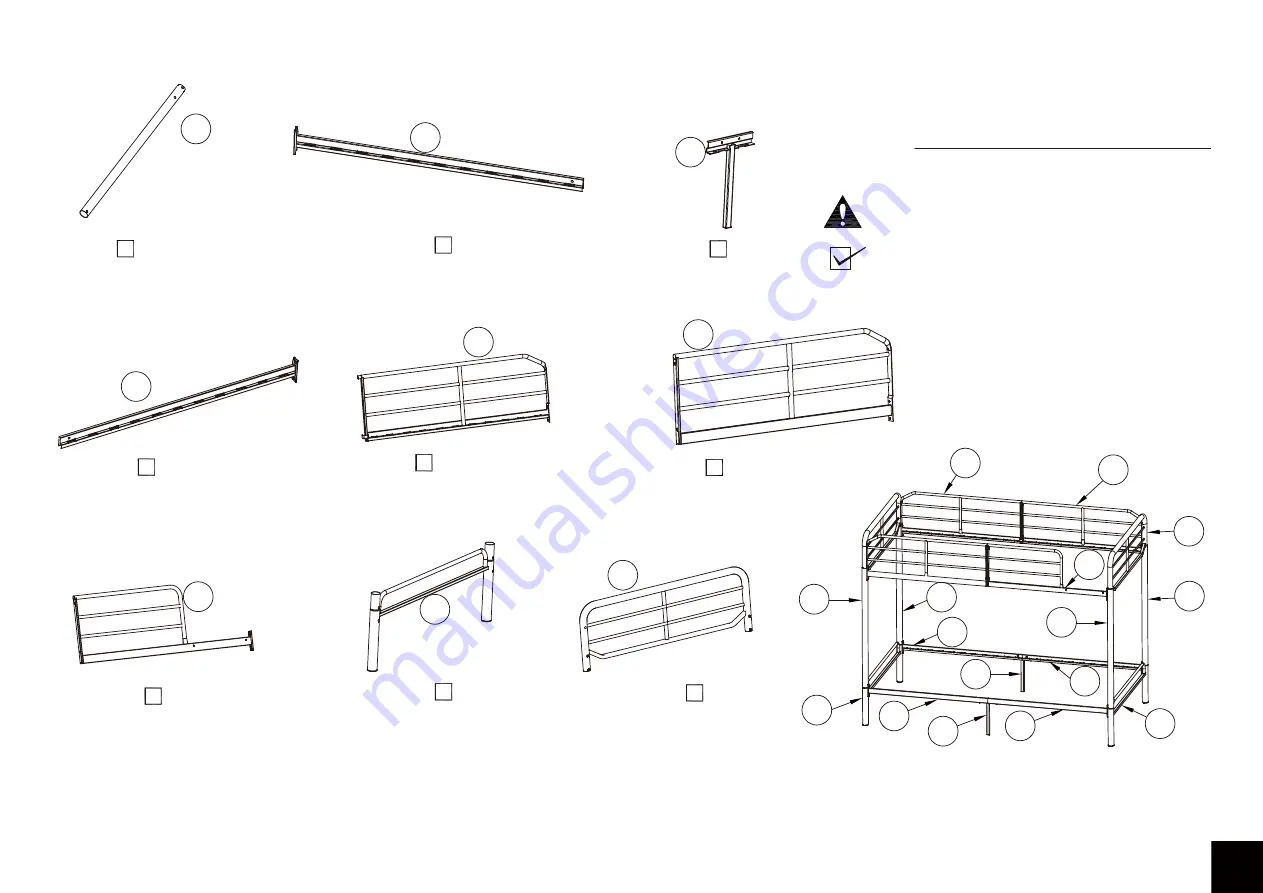 Mainstays MSD102126571002 Assembly Instruction Manual Download Page 3