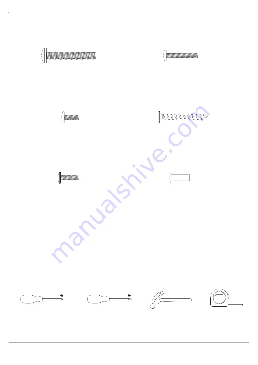 Mainstays Side Storage Desk Assembly Instructions Manual Download Page 4