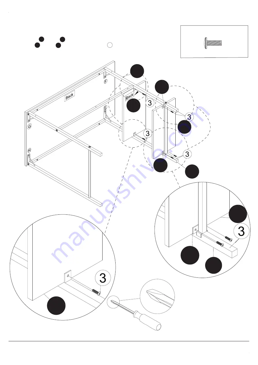 Mainstays Side Storage Desk Скачать руководство пользователя страница 9