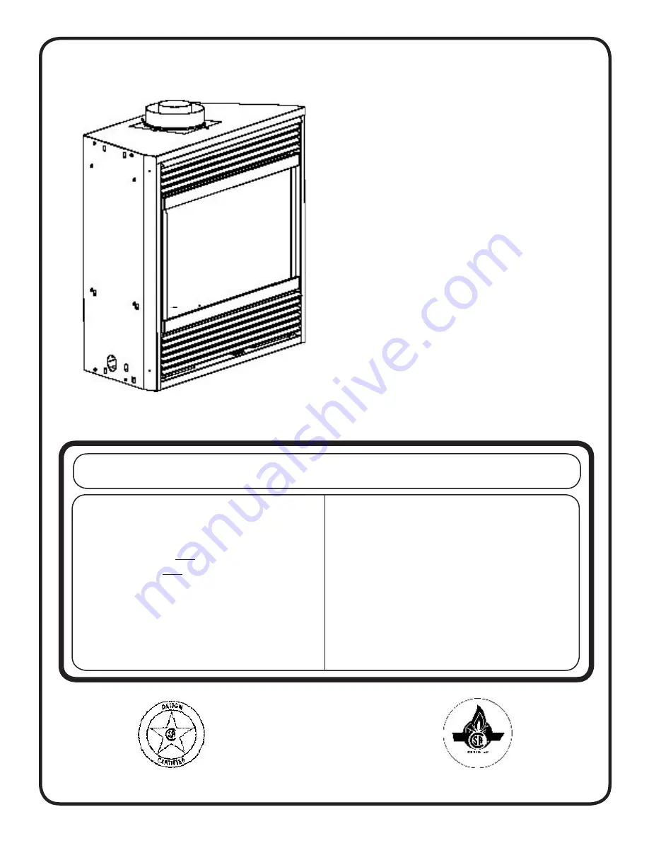 Majestic DBT33 Installation Instructions & Homeowner'S Manual Download Page 1