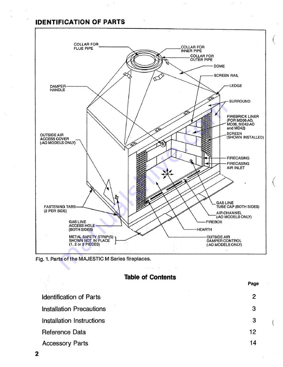 Majestic M28 Installation Manual Download Page 2