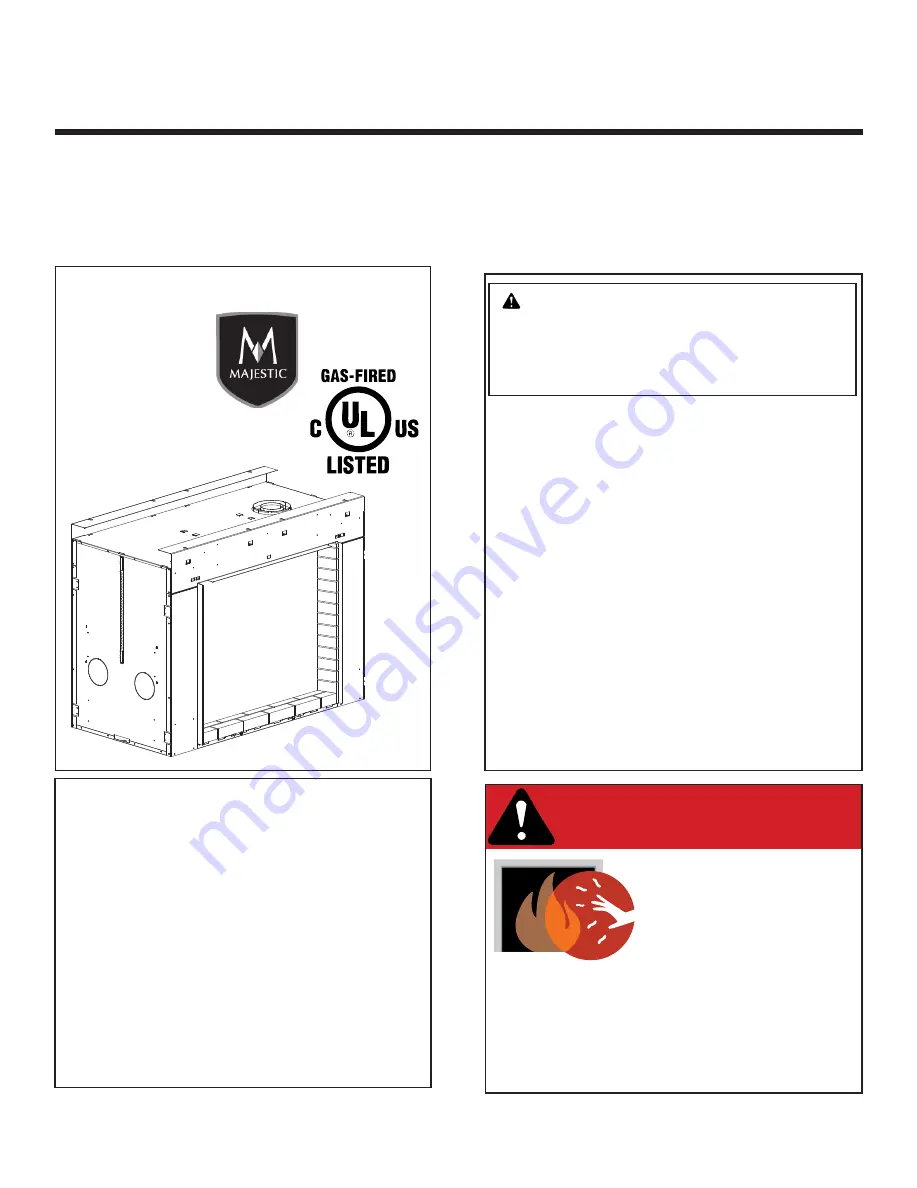 Majestic MARQUIS Series Скачать руководство пользователя страница 1