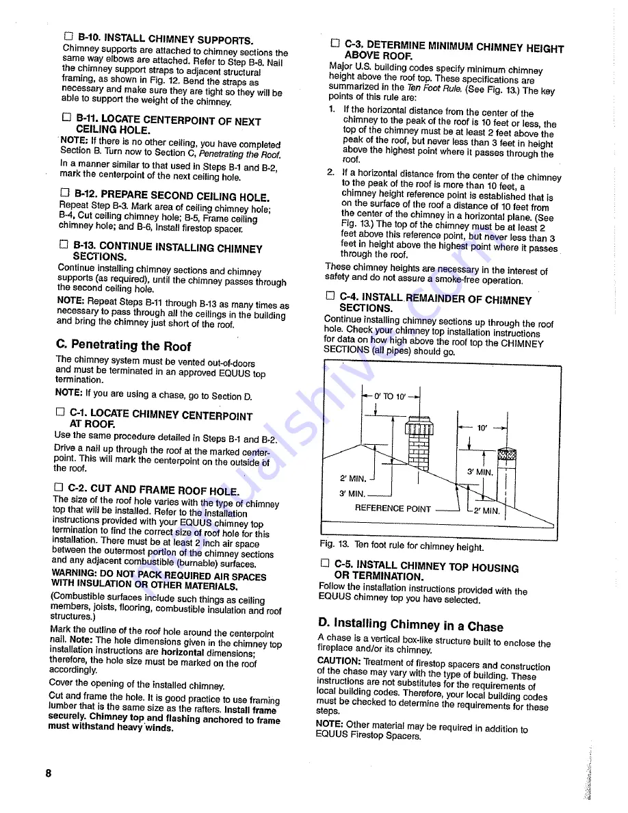 Majestic MR42 Installation And Operation Instructions Manual Download Page 9