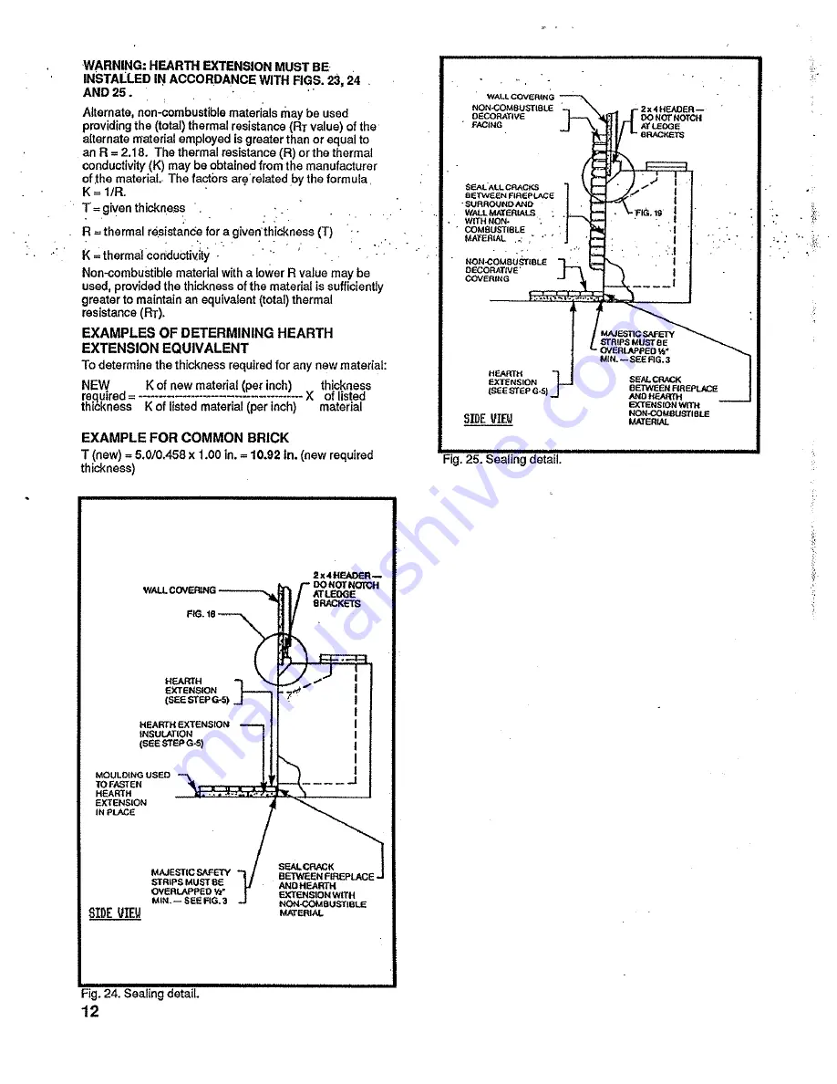 Majestic SH42 Operation Instructions Manual Download Page 12