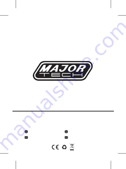 Major tech MT800 Instruction Manual Download Page 8