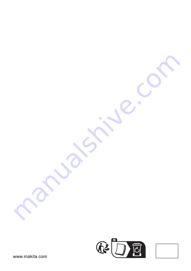 Makita DVC665ZU Instruction Manual Download Page 168