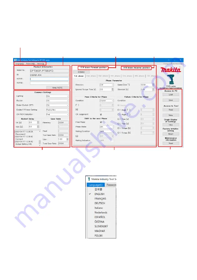 Makita FT Series User Manual Download Page 56