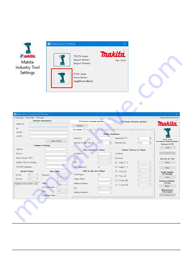 Makita FT Series User Manual Download Page 128