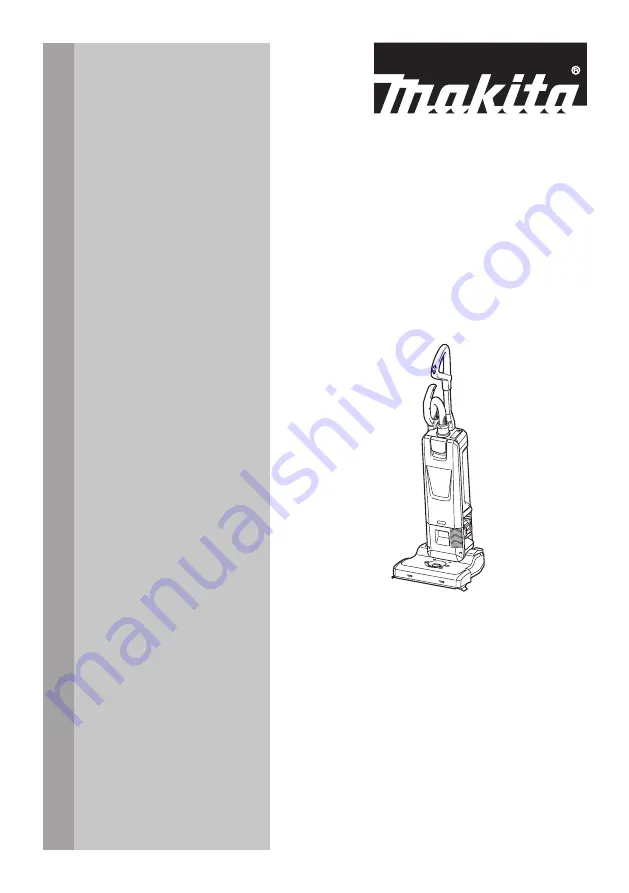 Makita XGT GCV09 Instruction Manual Download Page 1