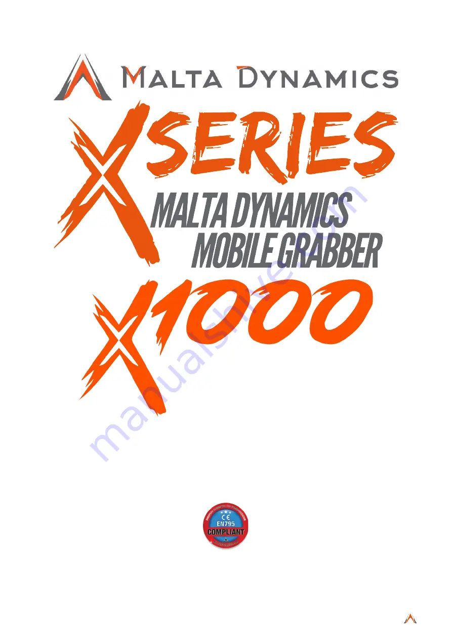 Malta Dynamics X Series Instruction Manual Download Page 1