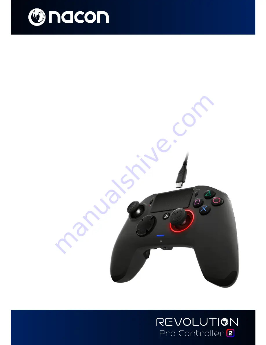 Nacon REVOLUTION Pro Controller 2 Скачать руководство пользователя страница 5