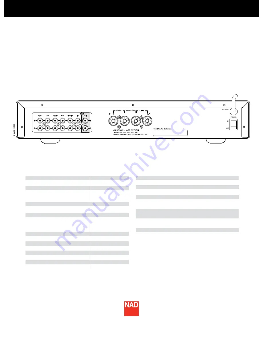 NAD C 315BEE Datasheet Download Page 2