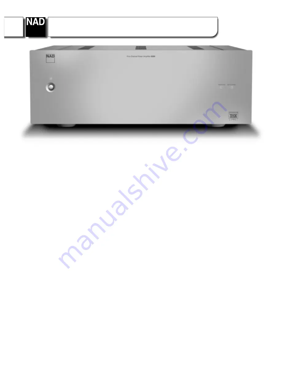 NAD S250 Specifications Download Page 1