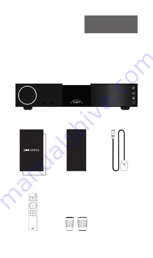 NAIM 200 Series Скачать руководство пользователя страница 20