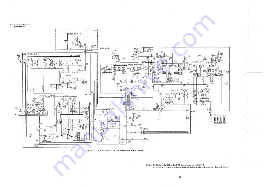 Nakamichi TD-700 Service Manual Download Page 40