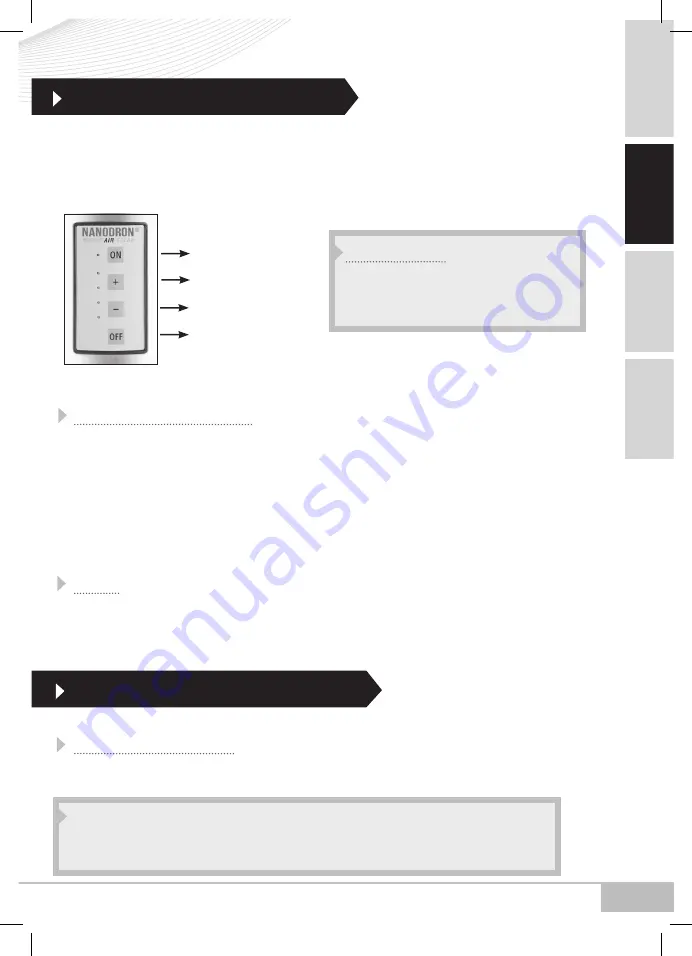 NANODRON E Instruction Manual Download Page 19