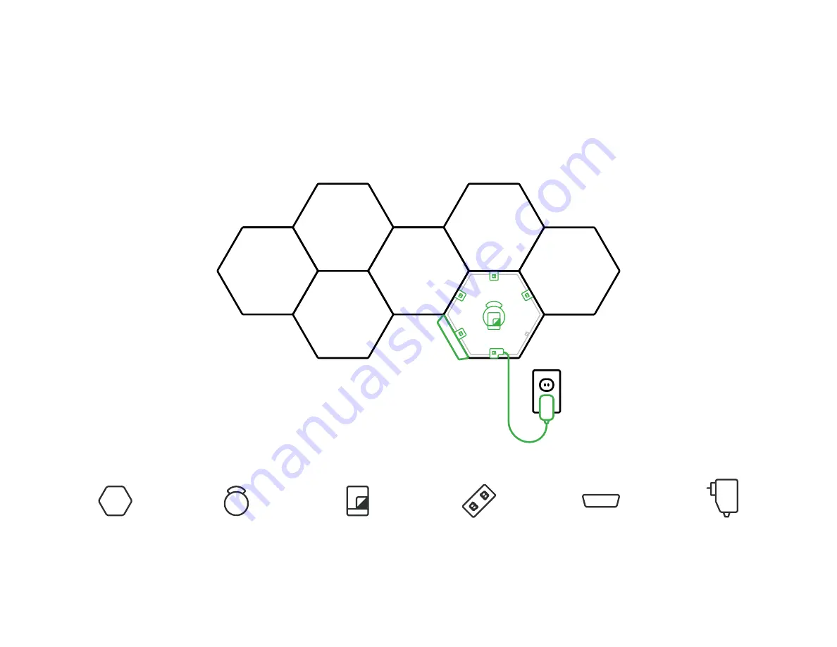 Nanoleaf Shapes Hexagons Скачать руководство пользователя страница 4