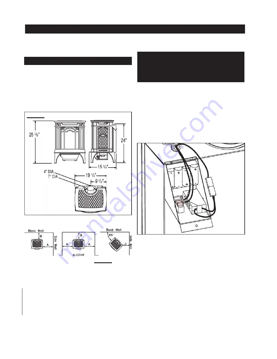 Napoleon Arlington GDS20N Installation And Operation Instructions Manual Download Page 6