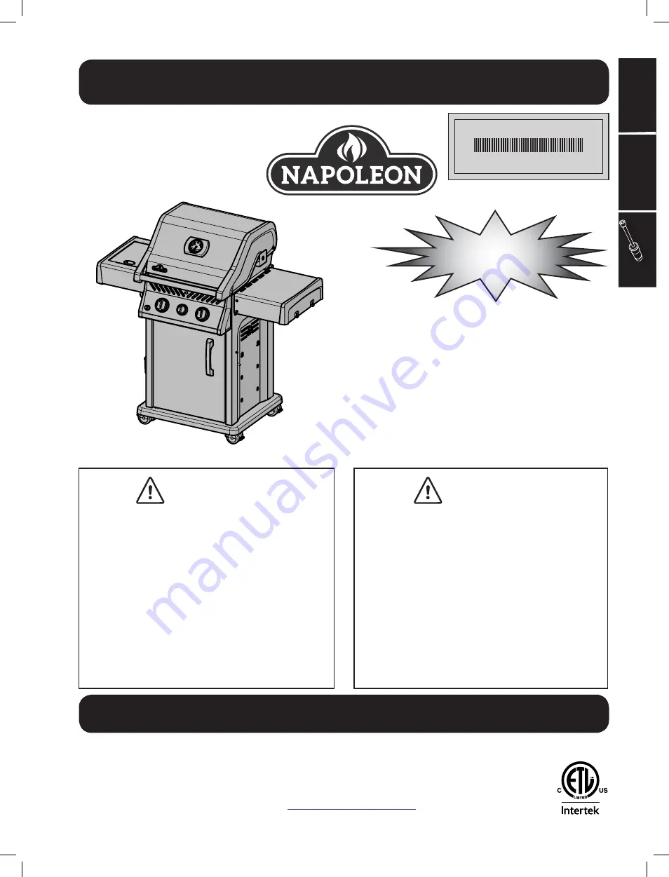 Napoleon ROGUE 365 Instruction Manual Download Page 1