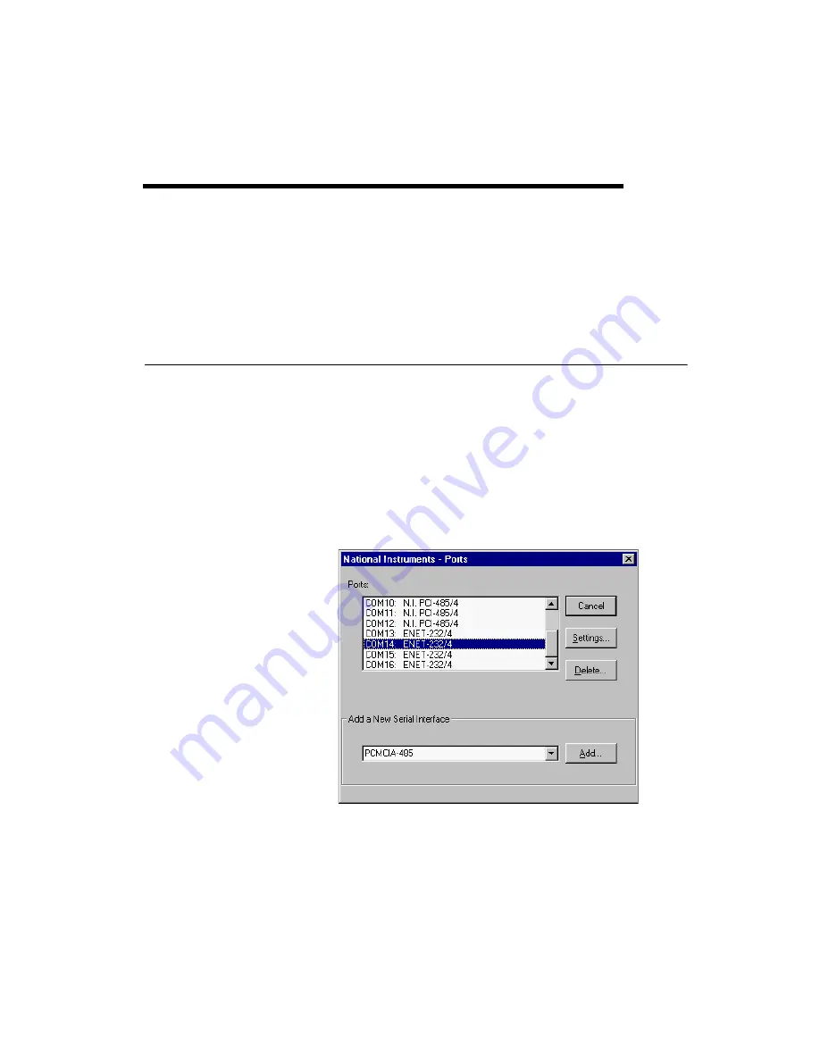 National Instruments ENET-232 Series User Manual Download Page 33