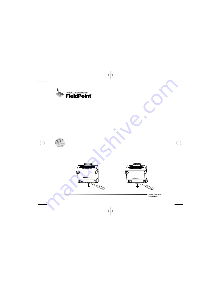 National Instruments FieldPoint FP-2000 Quick Start Manual Download Page 1