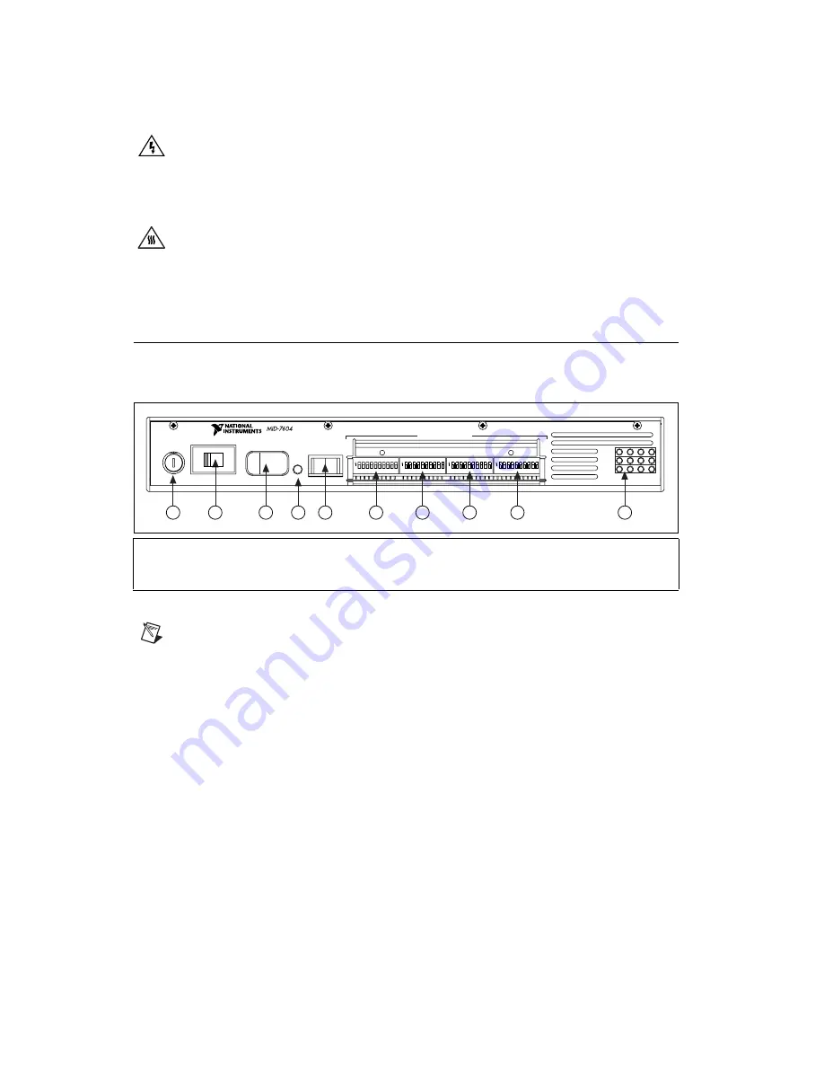 National Instruments NI MID-7604 User Manual Download Page 9