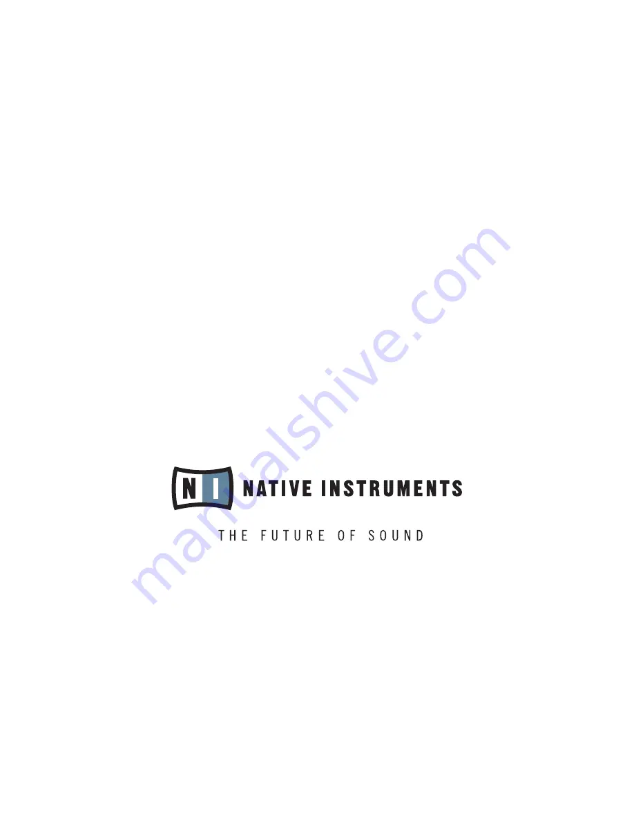 Native Instruments Komplete Audio 6 Instruction Manual Download Page 58